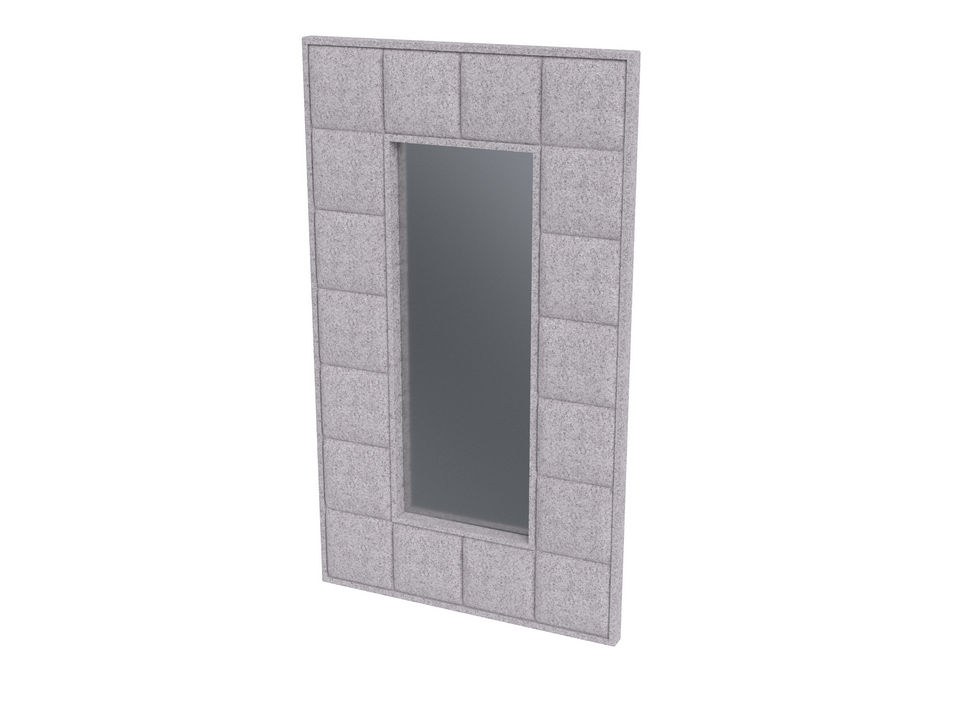 Зеркало Verda Chocolate Ткань Микрошенилл Rialto Дымчатый кварц 104x6 35220₽